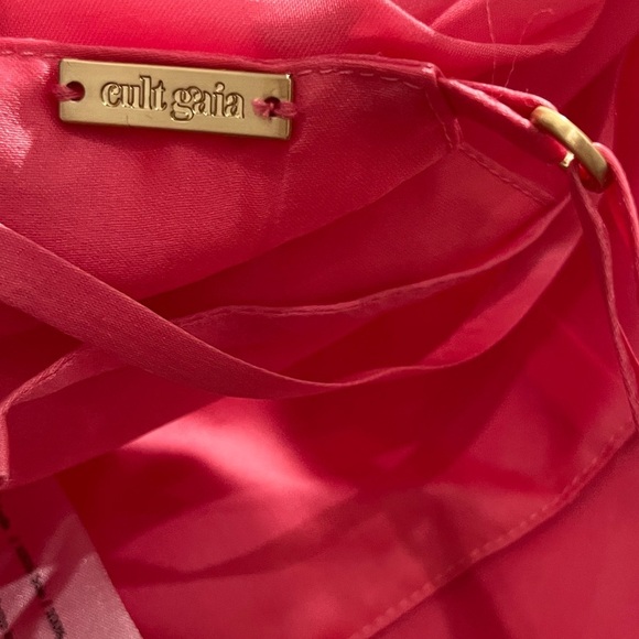 NWOT Cult Gaia Rosa Top Rosado Pink XS - Picture 6 of 6